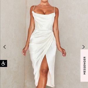 Ivory midi dress